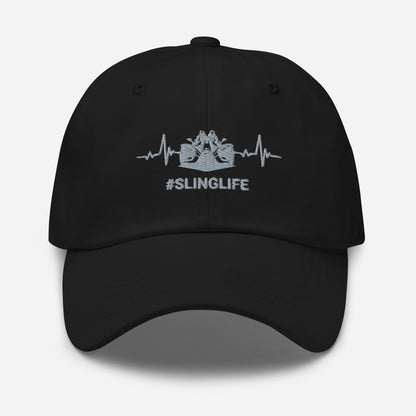 Slingshot Heartbeat Embroidered Hat - Sling Life Fans