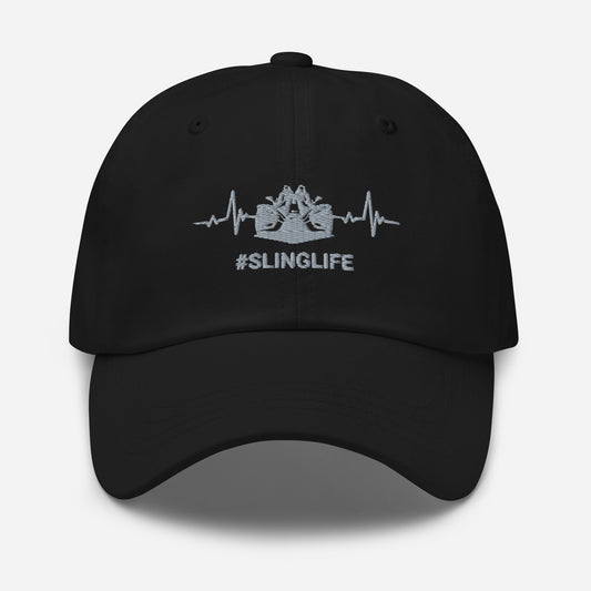 Slingshot Heartbeat Embroidered Hat - Sling Life Fans