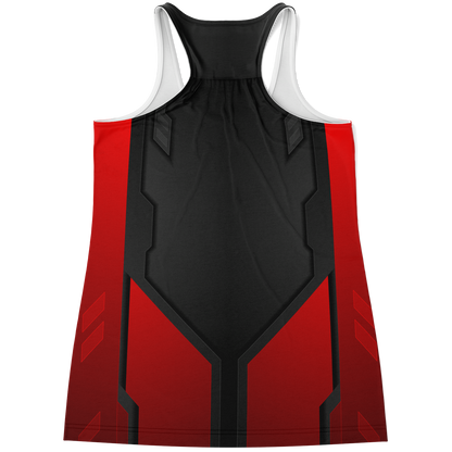 Black & Red Abstract Sling Life Tank Top - Sling Life Fans