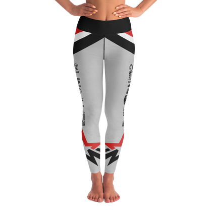 Black, Red and Gray Chevron Sling Life Leggings - Sling Life Fans