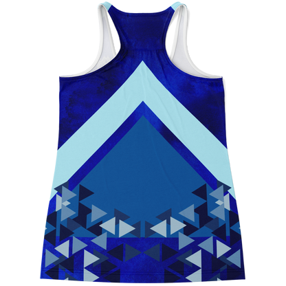 Blue Chevron Sling Life Tank Top - Sling Life Fans