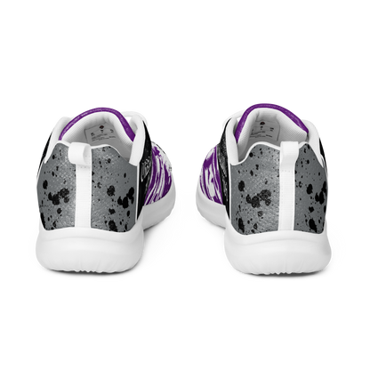 Black & Purple Urban Sling Life Women’s Athletic Shoes