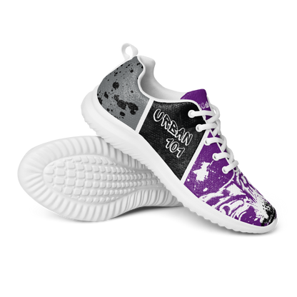 Black & Purple Urban Sling Life Women’s Athletic Shoes