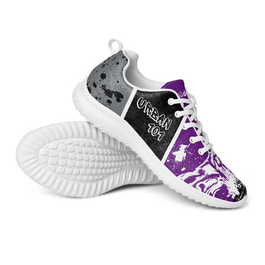 Black & Purple Urban Sling Life Women’s Athletic Shoes