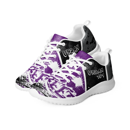 Black & Purple Urban Sling Life Women’s Athletic Shoes